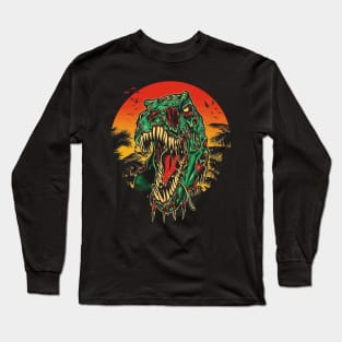 T-Rex Zombie Long Sleeve T-Shirt